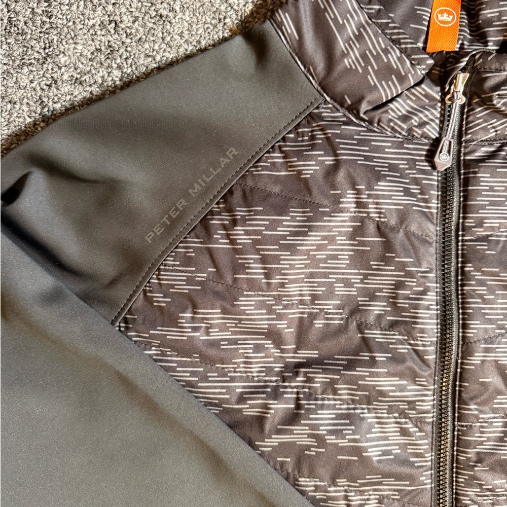 Peter Millar Dark Gray Patterned Jacket - image 2